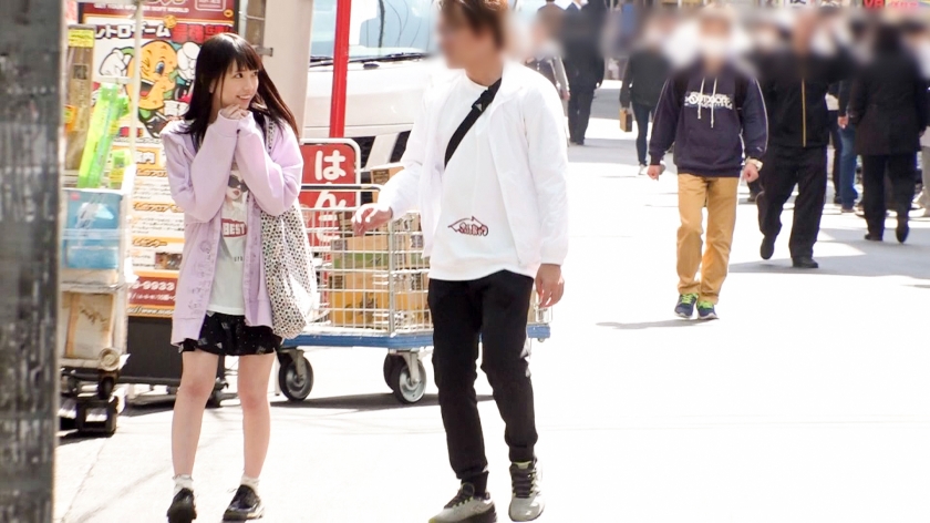 【秋葉原ナンパ】アニメ専門学生・ちはる（19歳）がDVD代のために初脱ぎ…羞恥に震える美乳と限界ガチ絶頂！