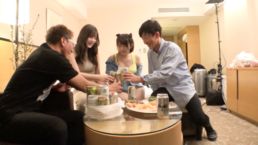 【逆ナン】花見帰りの美少女をそのままホテルへ。つーちゃんの爆乳に我慢できず種付け