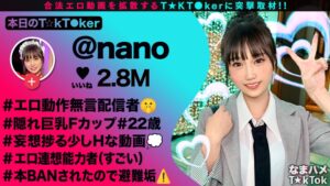 繊細すぎるFカップ美白肌。無言系配信者nanoが指先だけでイキ潮を吹き出す、超敏感ボディのガクガク絶頂。