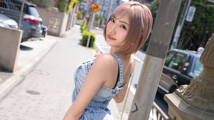 【出演】23歳DJはる！金髪ショートの爆乳ギャルがネットでAV応募→潮を撒き散らし無意識に舌が出るほどイキまくる！
