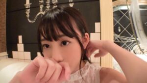 パチ屋の美女がアプリで即ホテル！乳首攻めで豹変するコーヒーレディの淫乱ドピュドピュ動画