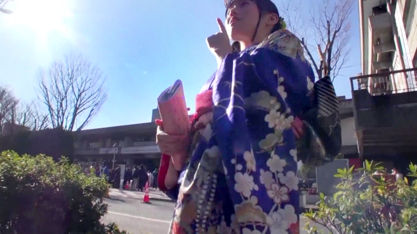 隠れHカップ爆乳先生と成人式ナンパ密着。天然ヤリマンが酒で感度暴走して中出しドピュドピュ。